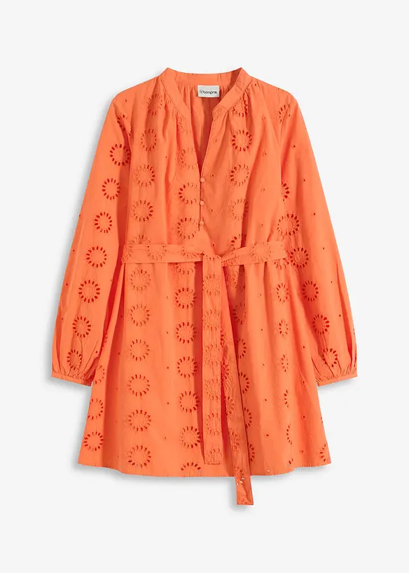 Robe à col tunisien 100% coton, bonprix