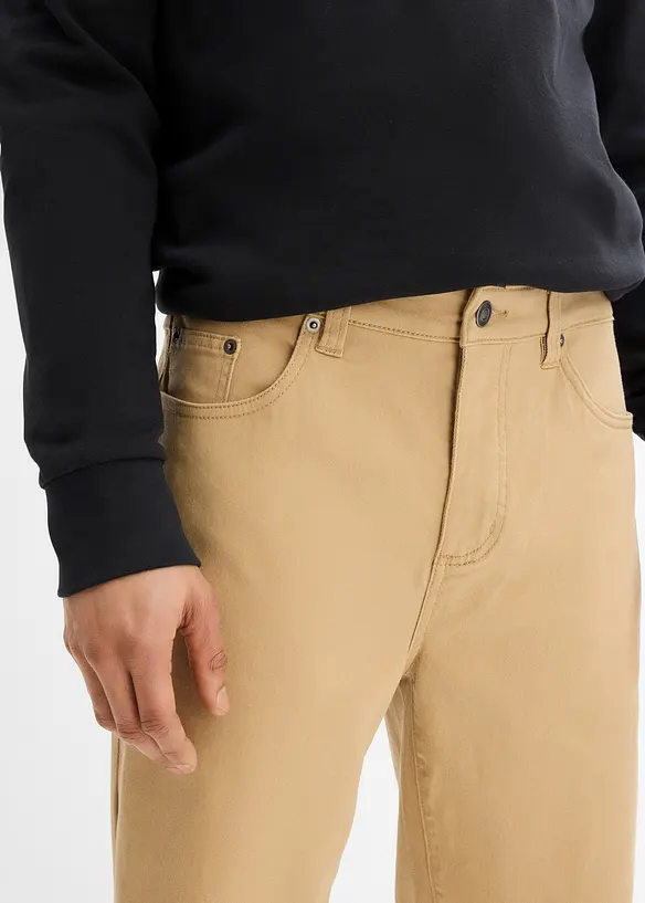 Pantalon droit et extensible, coupe classique, bonprix