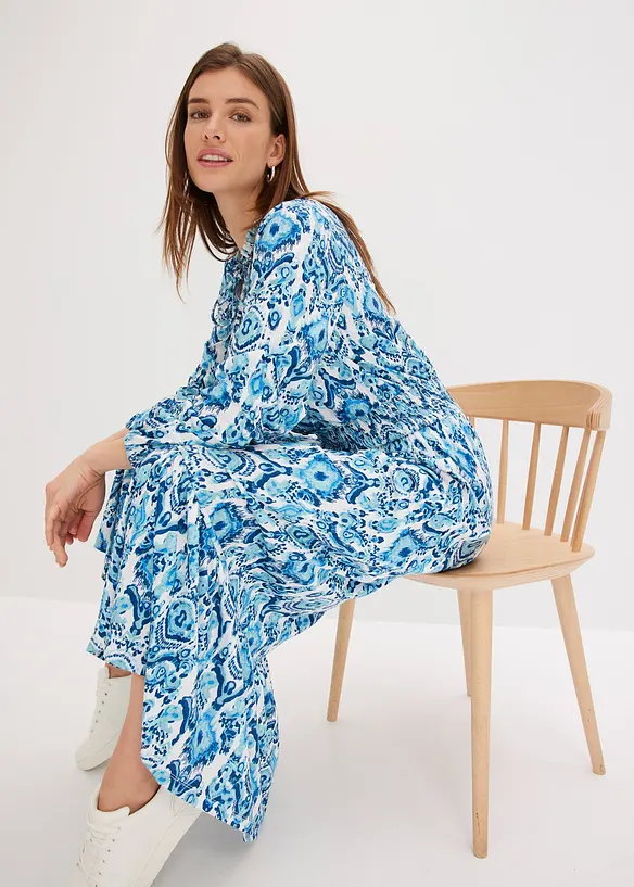 Robe longue imprimée, bonprix