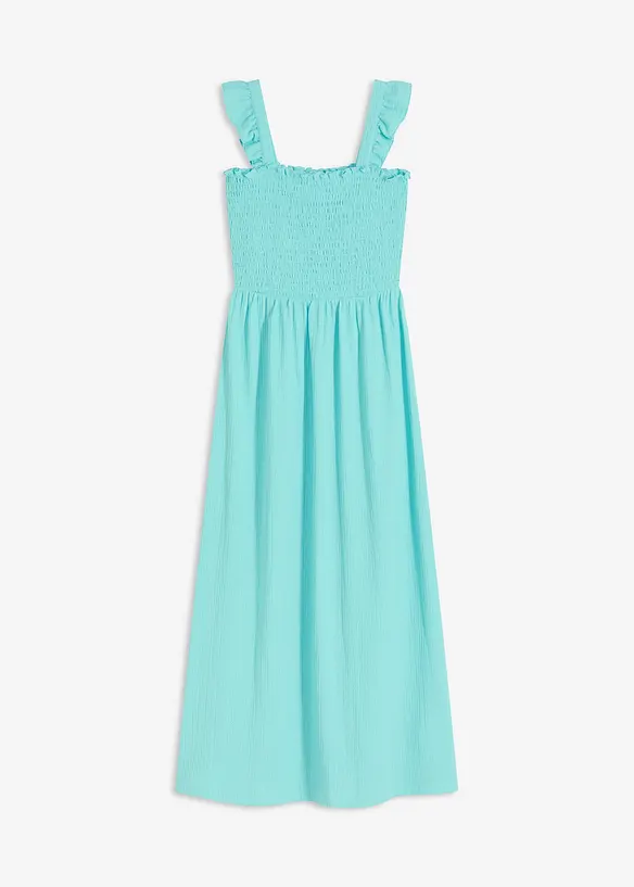 Robe en jersey avec détail smocké, bonprix