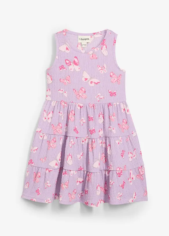 Robe en jersey effet froissé, bonprix