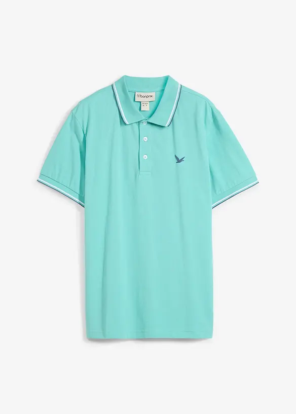 Polo en maille piquée 100% coton, bonprix