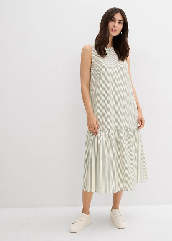 Robe midi trapèze, bonprix