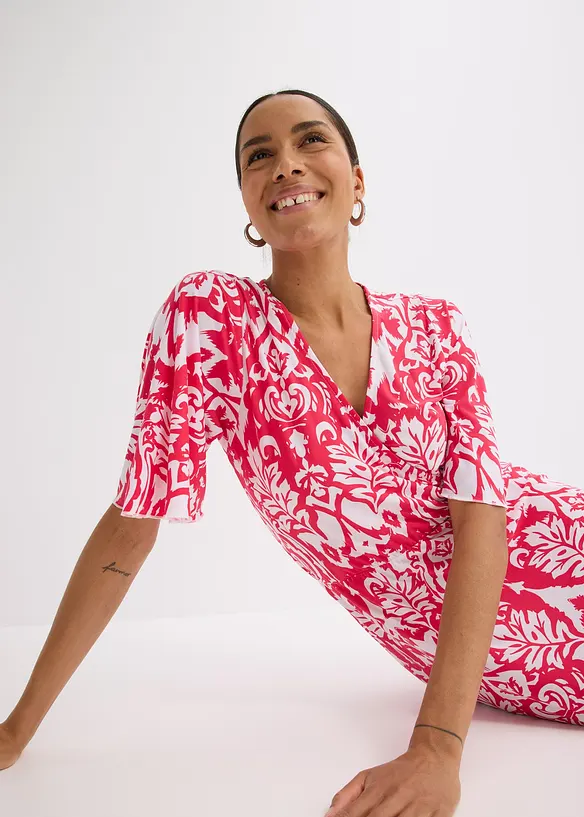 Robe imprimée en jersey, bonprix