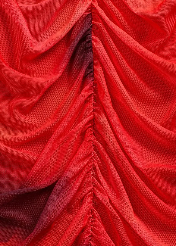 Top en doux mesh imprimé, bonprix