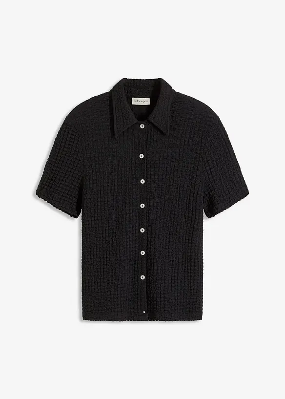Chemisier en jersey texturé, bonprix