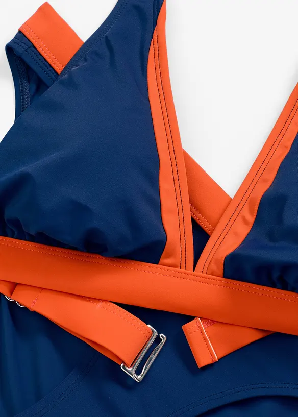 Bikini dos nu (ens. 2 pces) avec encolure en V, bonprix