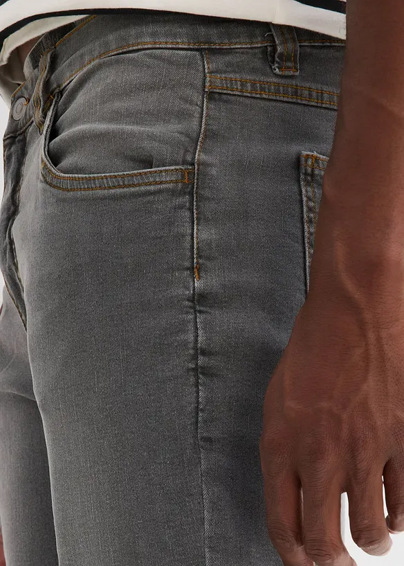 Bermuda en jean extensible, Regular, bonprix
