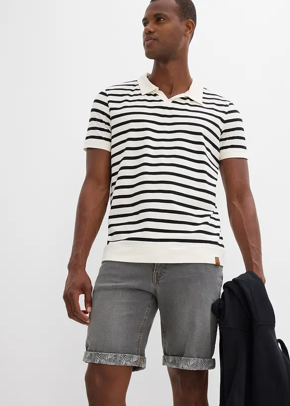 Bermuda en jean extensible, Regular, bonprix