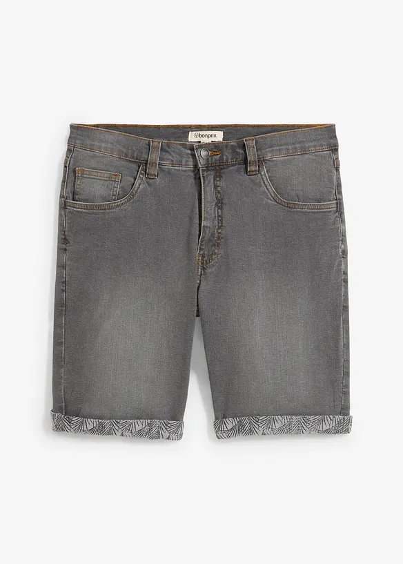 Bermuda en jean extensible, Regular, bonprix
