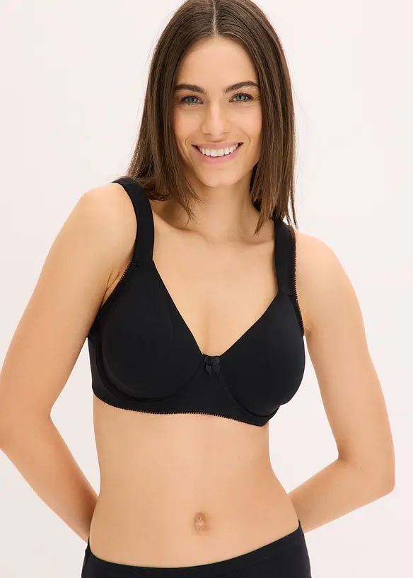 Soutiens-gorge minimiseurs moulés à armatures en coton (lot de 2), bonprix