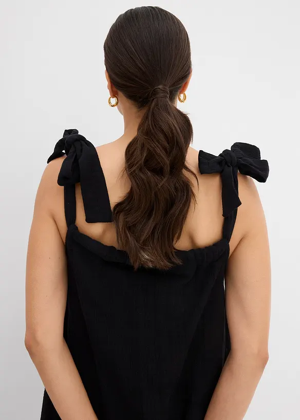 Robe à bretelles en gaze de coton douce, bonprix