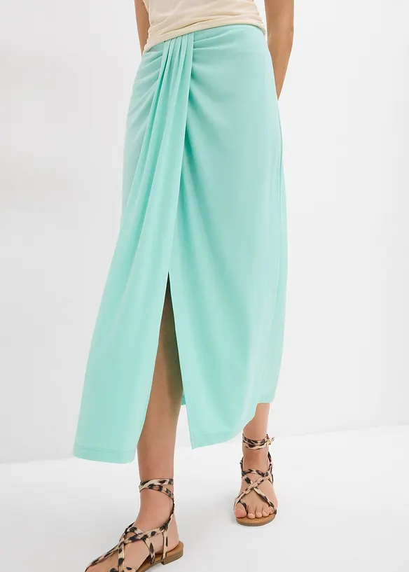 Jupe en jersey avec taille élastiquée, bonprix