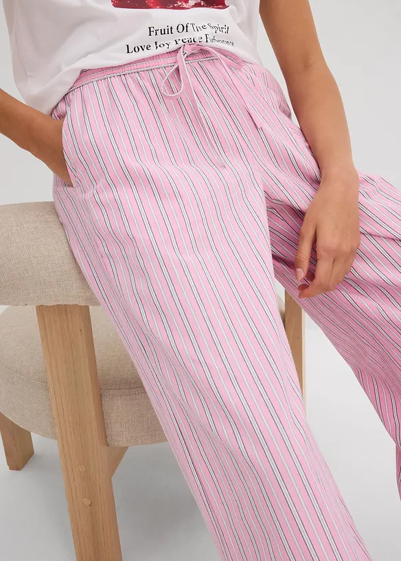 Pantalon jogger 100% coton, bonprix