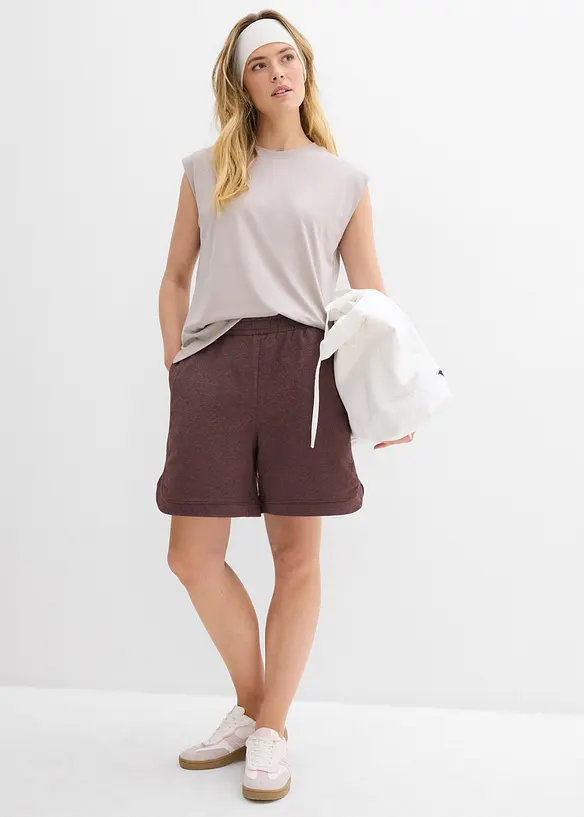Short ample en molleton, bonprix