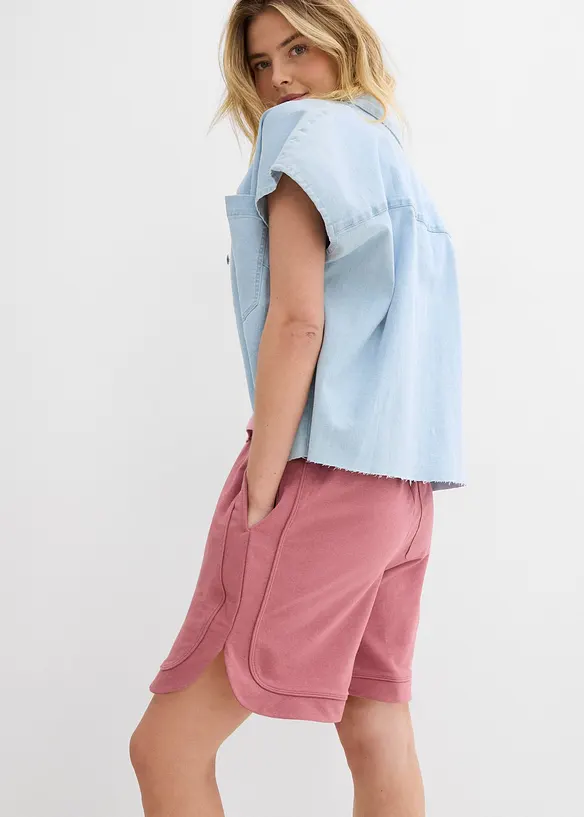 Short ample en molleton, bonprix