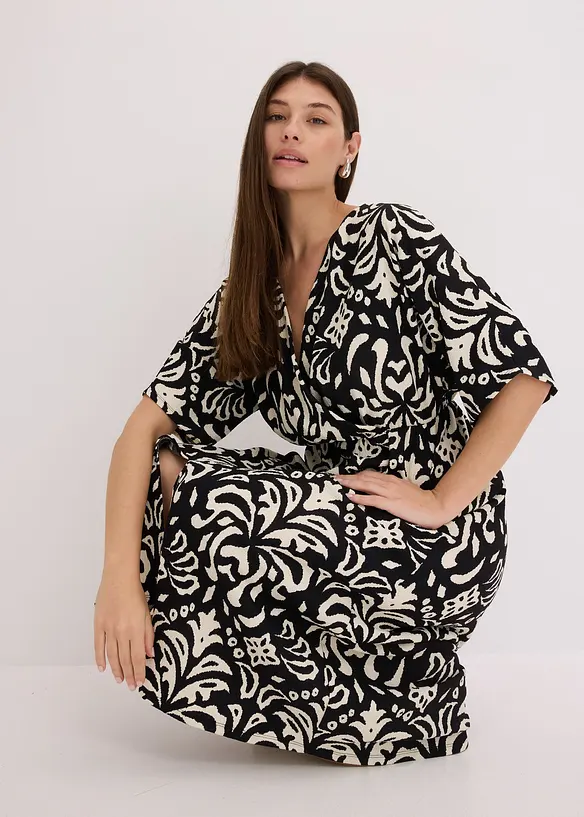 Robe imprimée en jersey, bonprix