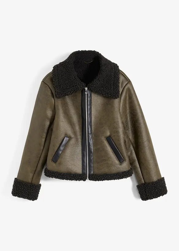 Veste synthétique imitation mouton, BODYFLIRT