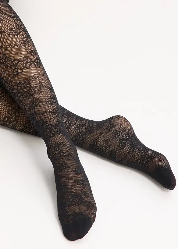 Collant 70 den en dentelle, bonprix