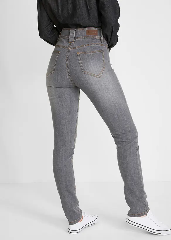 Jean slim taille haute extensible et confortable, bonprix