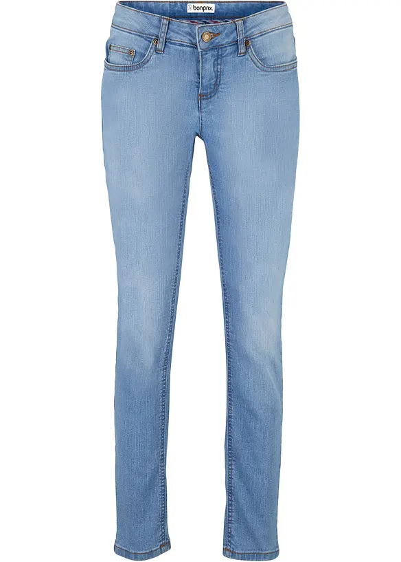 Jean skinny taille mi-haute, extensible, bonprix