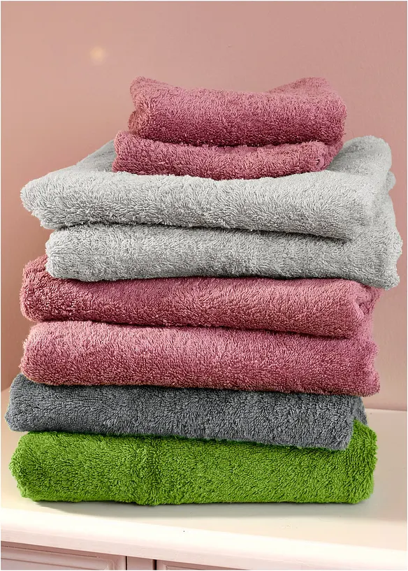 Serviette de toilette en éponge douce, bonprix