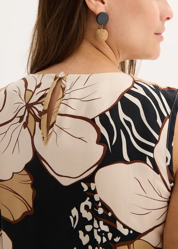 Blouse sans manches en viscose, bonprix
