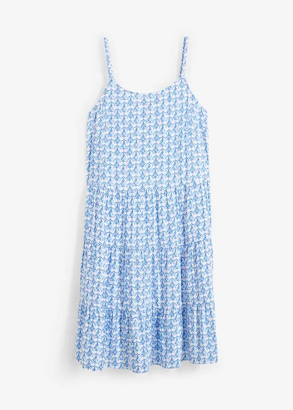 Robe fluide en viscose à fines bretelles, bonprix