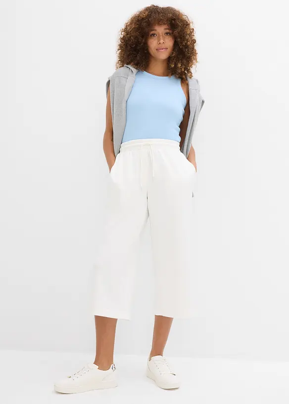 Pantalon en matière néoprène, bonprix