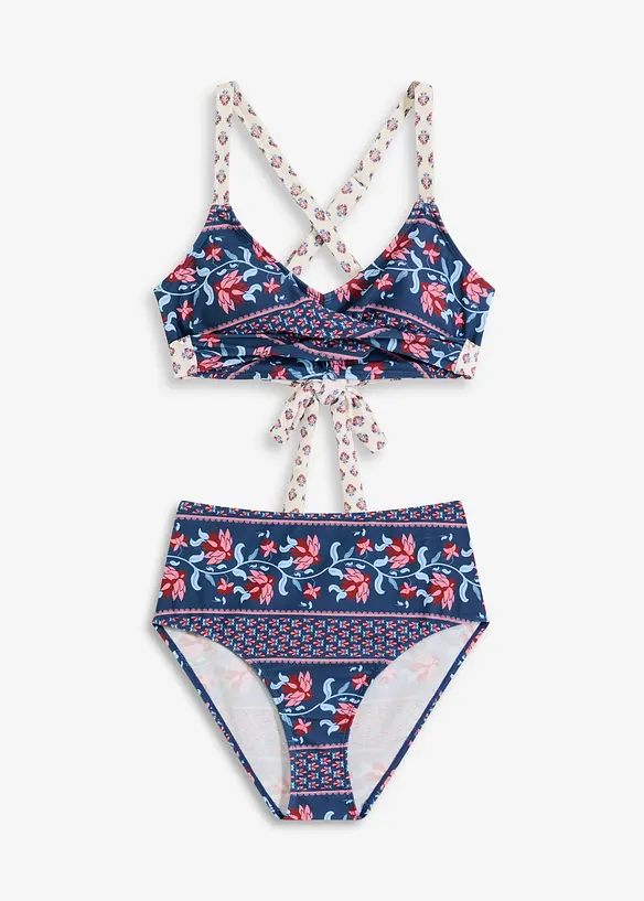 Bikini bustier (ens. 2 pces), esprit portefeuille, bonprix