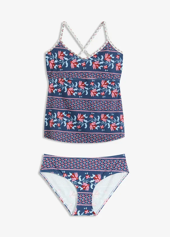 Tankini (ens. 2 pces) à bretelles croisées, bonprix
