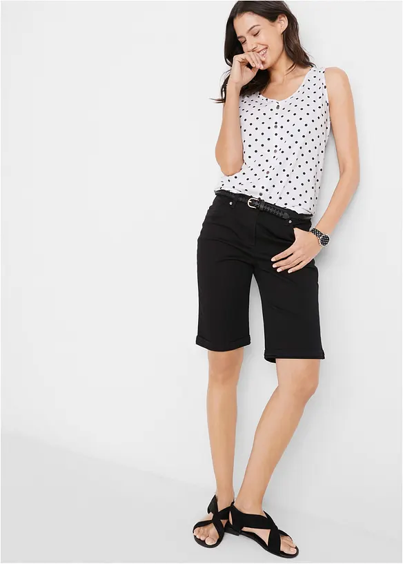 Top boutonné, bonprix