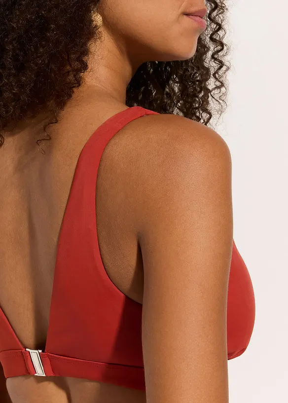 Haut de bikini brassière avec col en V, bonprix