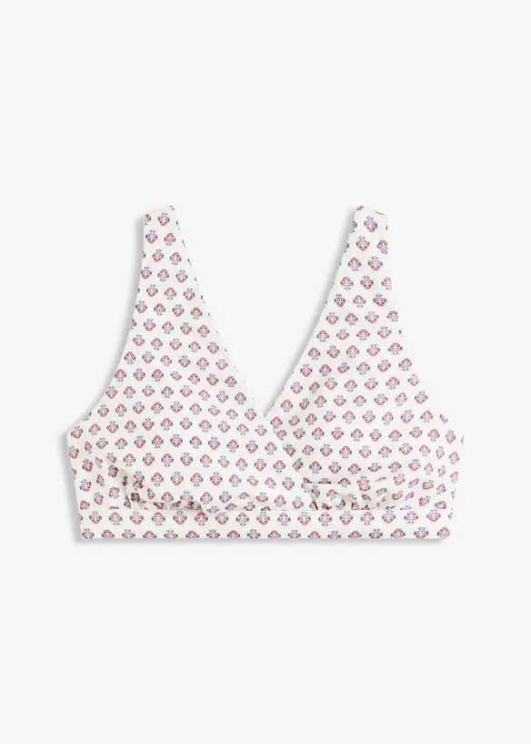 Haut de bikini brassière avec col en V, bonprix