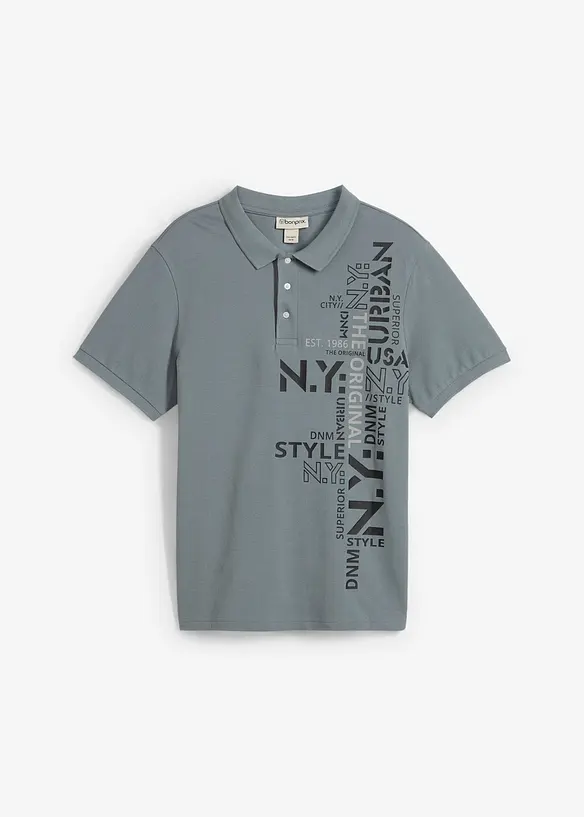 Polo Slim Fit en maille piquée 100% coton, bonprix
