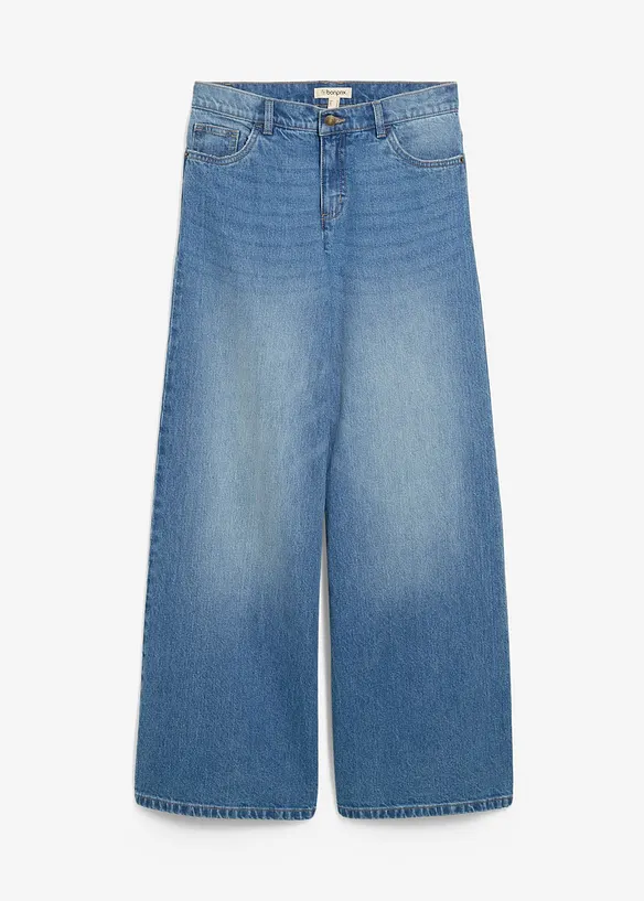 Jean large taille mi-haute, bonprix
