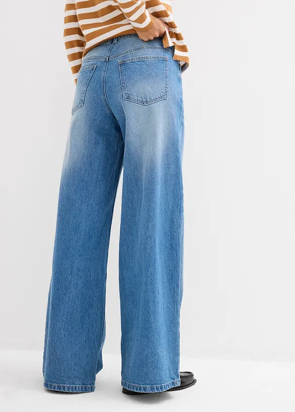 Jean large taille mi-haute, bonprix