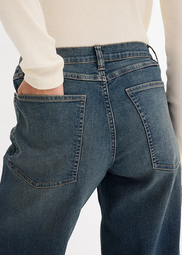 Jean large taille haute, bonprix