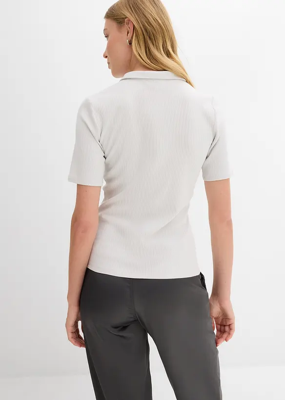 Polo en viscose extensible, bonprix
