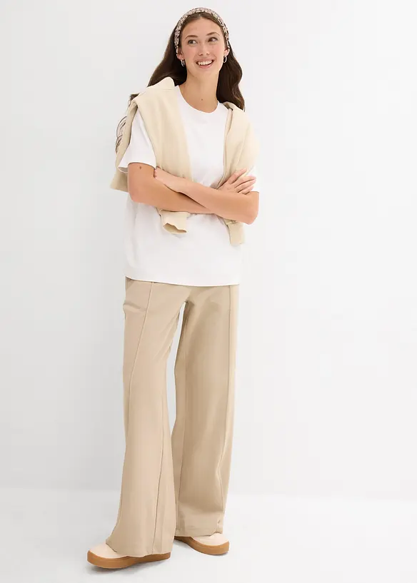 Pantalon jogger 100% coton, bonprix