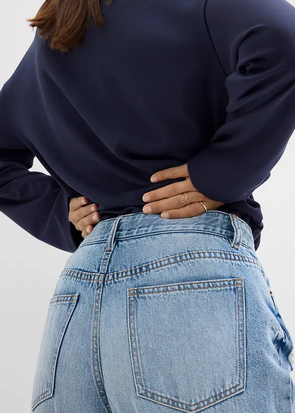 Jean baggy taille mi-haute, bonprix