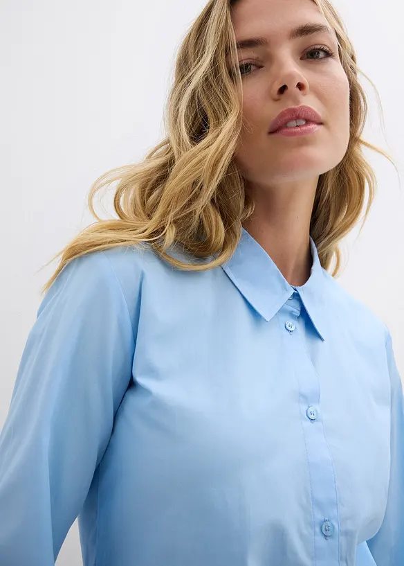 Chemisier oversize 100 % coton, bonprix