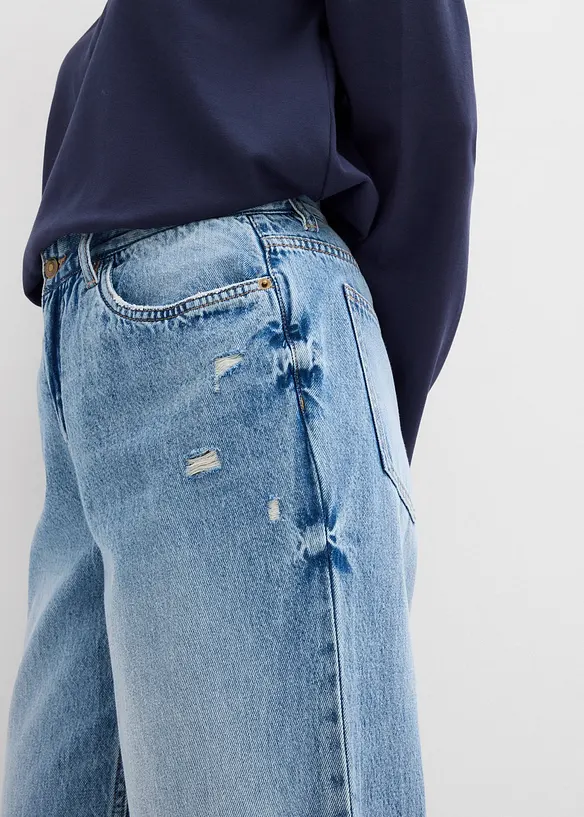 Jean baggy taille mi-haute, bonprix