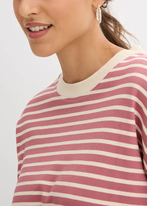 T-shirt manches longues en coton épais, bonprix