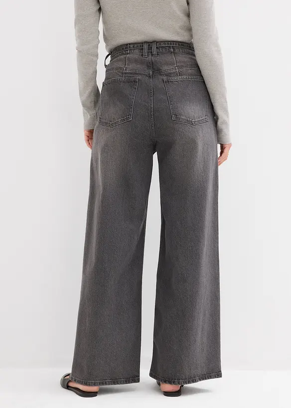 Jean large taille haute, bonprix