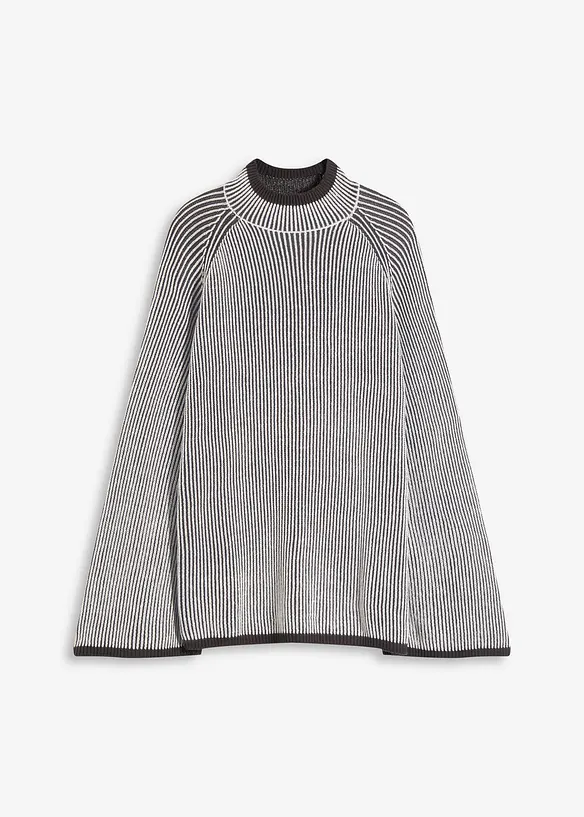 Pull oversize à col montant, bonprix