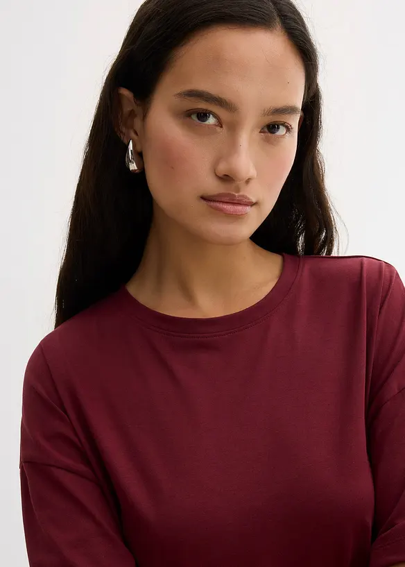 T-shirt oversize en coton mélangé, bonprix