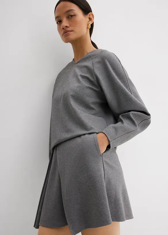 Mini-jupe confortable en jersey milano, bonprix