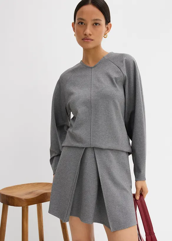 Mini-jupe confortable en jersey milano, bonprix
