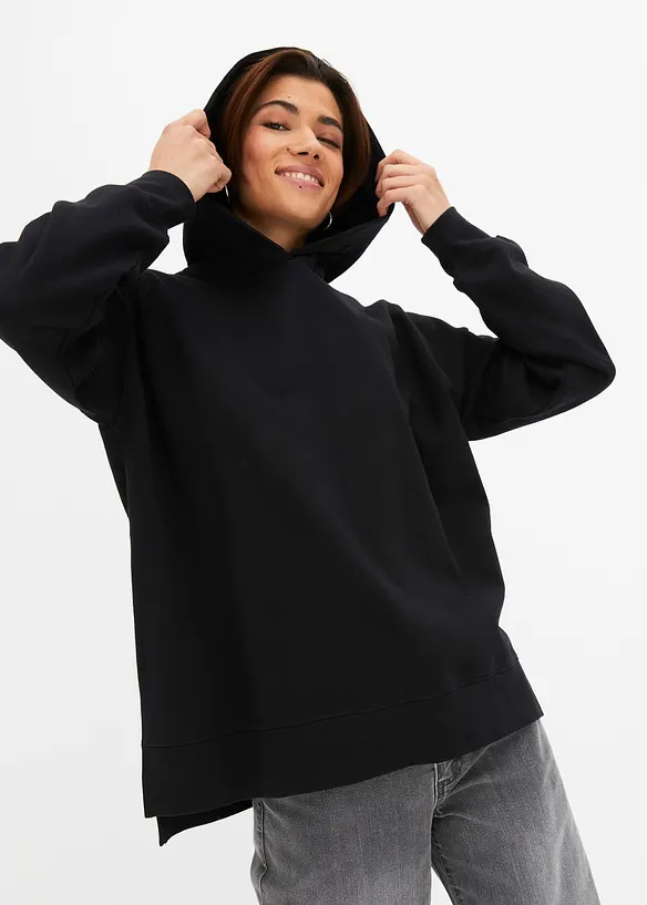 Sweat à capuche 100% coton, bonprix